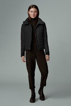 Chamarras Canada Goose Mujer México - HyBridge Chaqueta De Plumas Negros LN2659130